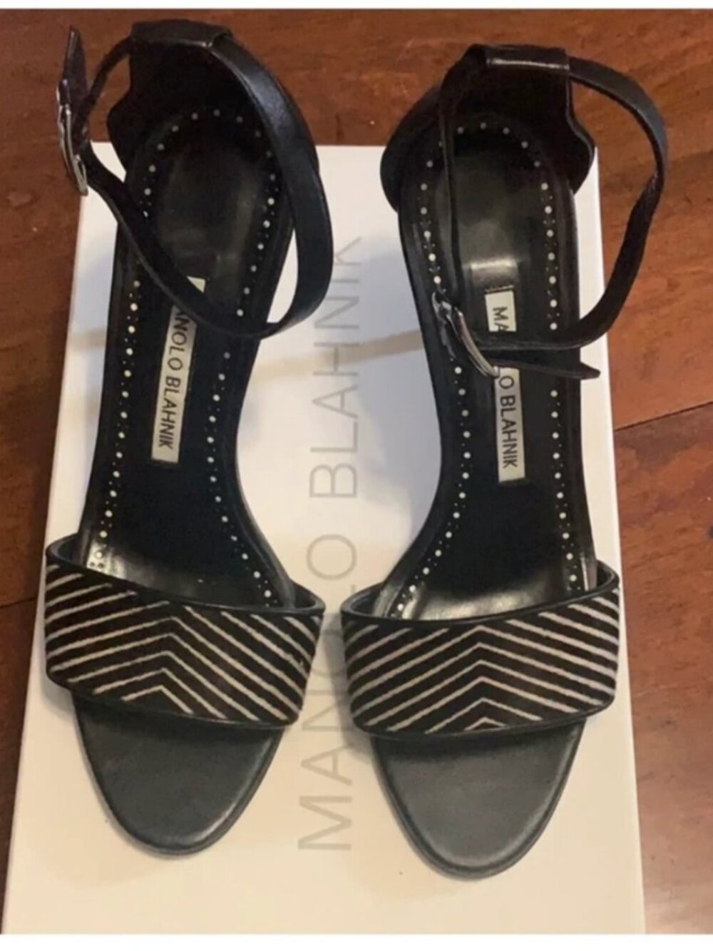 Manolo Blahnik strappy heels